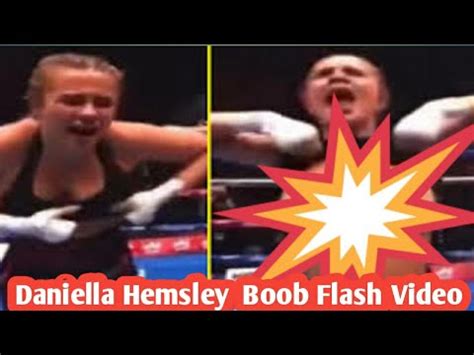 daniella hemsley flash xxx|Boxer Daniella Hemsley Flashes Tits to Celebrate Win